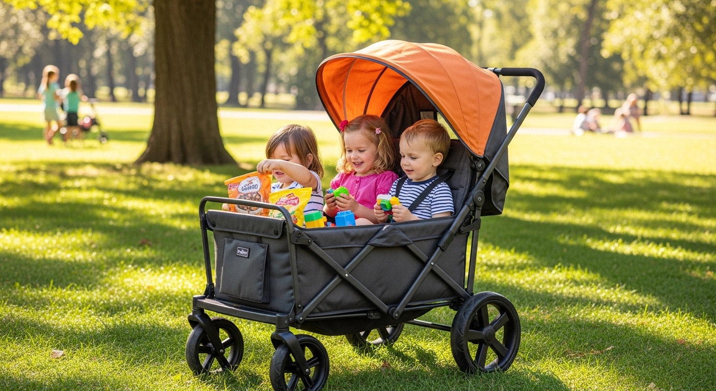 Best Stroller Wagons for 3 Kids