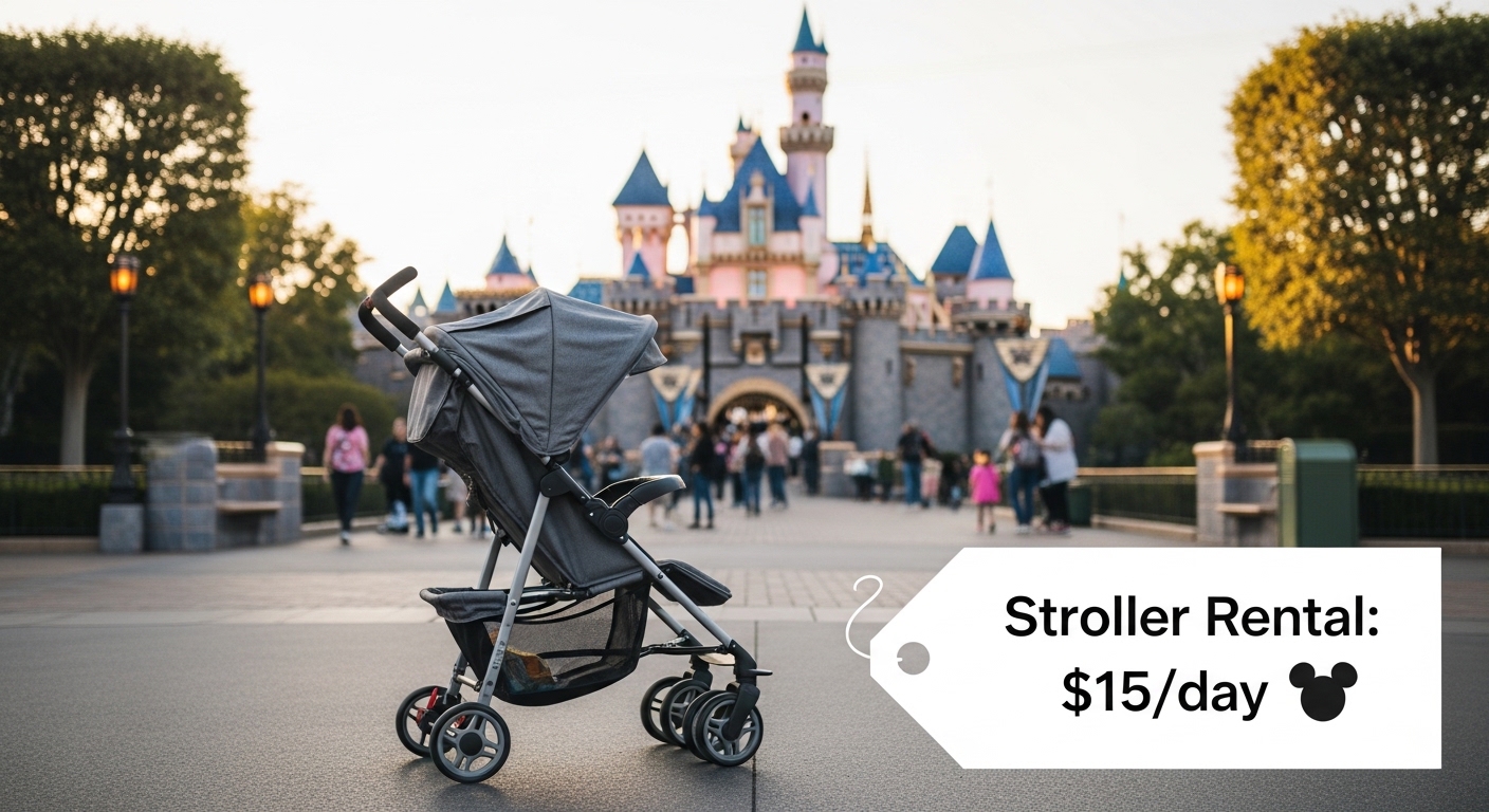 How Much Is a Stroller Rental at Disneyland