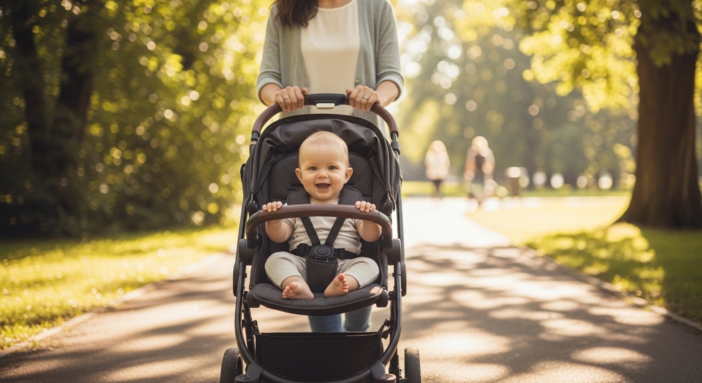 Baby Sit in Front Facing Stroller