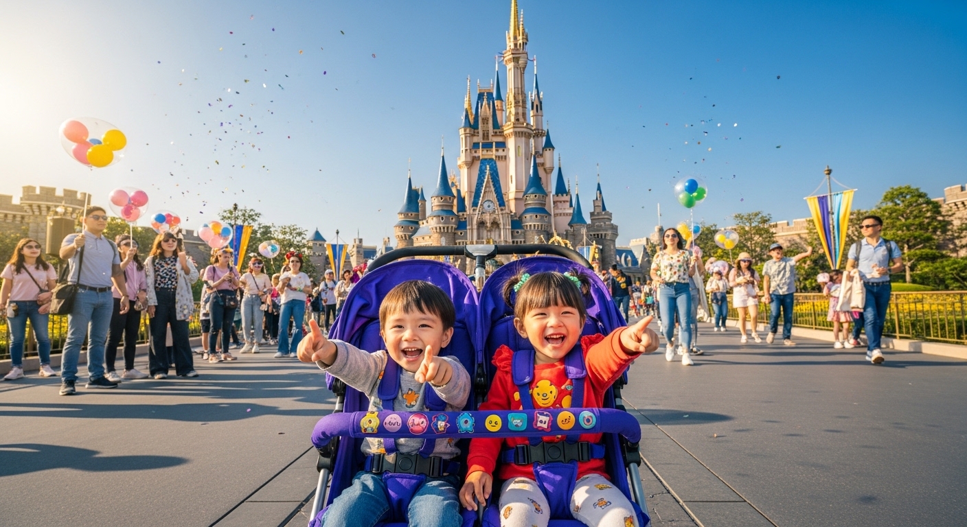 Best Double Strollers for Disney World